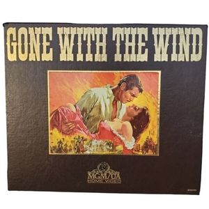 Gone With The Wind MGM/UA Home Video 2 Tape HI-FI VHS Deluxe Edition Box Set '85